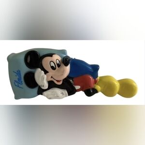 Vintage Disney Mickey Mouse Hair Brush in Original Bag